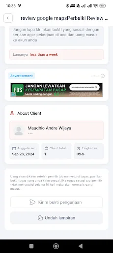 ดาวน์โหลด Gudang Tugas ล่าสุด – แอปทำภารกิจรับเงินจริง ฟรี - Screenshot 7