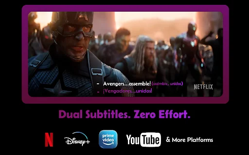 Funlingo: เรียนภาษาผ่าน Netflix และ YouTube ด้วยซับไตเติ้ลคู่ ฟรี! - Screenshot 2