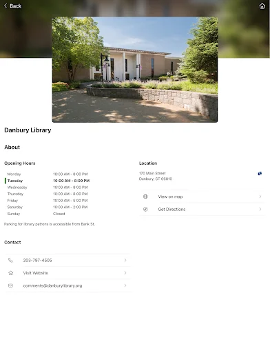 ดาวน์โหลดแอป Danbury Library ล่าสุด – จัดการหนังสือและบริการห้องสมุดฟรี - Screenshot 18