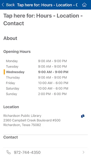 ดาวน์โหลด myRPL ล่าสุด – จัดการห้องสมุด Richardson สะดวกสบาย ฟรี - Screenshot 6