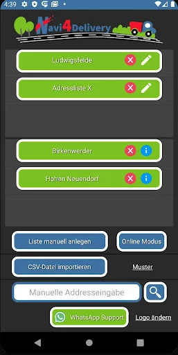 ดาวน์โหลด Navi4Delivery – วางแผนเส้นทางและนำทางด้วยรายการที่อยู่ ฟรี - Screenshot 9