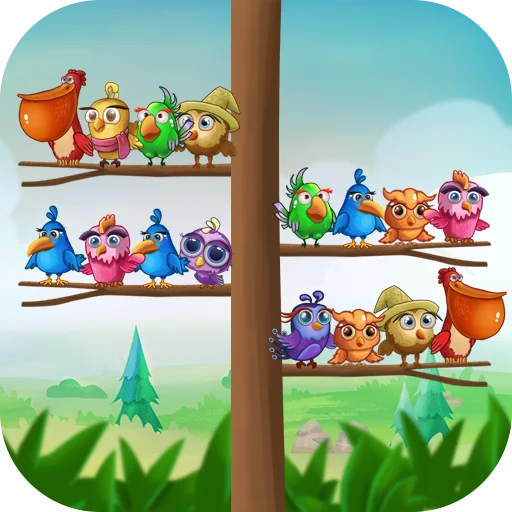 ดาวน์โหลด Bird Sort: Color Puzzle Master ล่าสุด – เกมเรียงนกสีสันสดใสฟรี