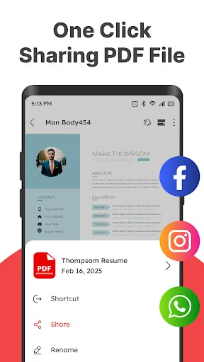 ดาวน์โหลด PDF Editor, Reader & Scanner ล่าสุด – แก้ไขและสแกน PDF ฟรี - Screenshot 8