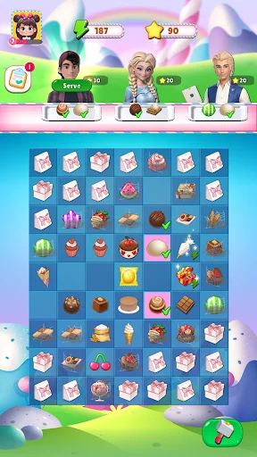 ดาวน์โหลด Sweet Merge Land เวอร์ชันล่าสุด – เกมผจญภัยไขปริศนาขนมหวานฟรี - Screenshot 6