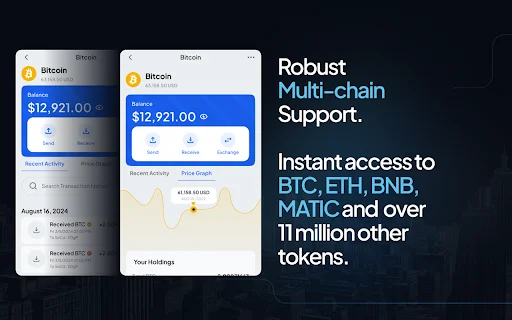 ดาวน์โหลด Hero Wallet ล่าสุด – กระเป๋าเงินคริปโตที่ปลอดภัยและเป็นส่วนตัว - Screenshot 2