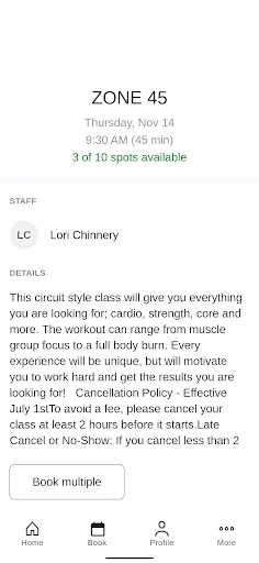 ดาวน์โหลด Big Sky Fitness ล่าสุด – วางแผนและจองคลาสออกกำลังกายฟรี - Screenshot 3
