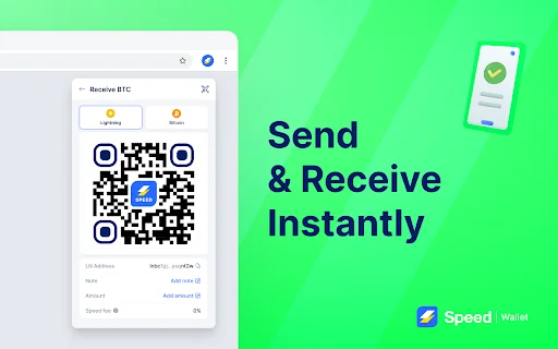 ดาวน์โหลด Speed Bitcoin Lightning Wallet ฟรี – ชำระเงิน Bitcoin เร็วที่สุด - Screenshot 2
