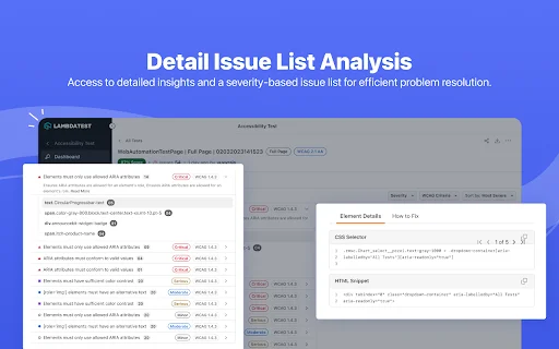 ดาวน์โหลด TestMu AI Accessibility DevTools – เครื่องมือตรวจสอบเว็บช่วยการเข้าถึงที่ดีที่สุด - Screenshot 2
