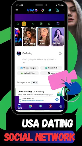 ดาวน์โหลด USA Dating ล่าสุด – พบรักแท้จากสหรัฐฯ ถึงปารีส ฟรี - Screenshot 2