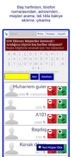 ดาวน์โหลด Kerrat – Veresiye Defteri Cari ล่าสุด – จัดการบัญชีลูกหนี้ฟรี - Screenshot 1