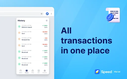 ดาวน์โหลด Speed Bitcoin Lightning Wallet ฟรี – ชำระเงิน Bitcoin เร็วที่สุด - Screenshot 3