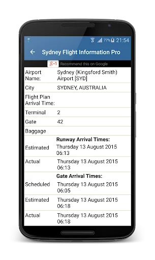 ดาวน์โหลด Orlando Airport Flight Info ล่าสุด – เช็คเที่ยวบินฟรี - Screenshot 8