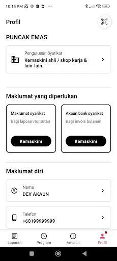 ดาวน์โหลด Puncak Emas ล่าสุด – แอปพลิเคชันจัดการงานซ่อมบำรุงถนนฟรี - Screenshot 3