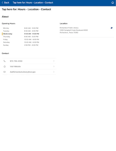 ดาวน์โหลด myRPL ล่าสุด – จัดการห้องสมุด Richardson สะดวกสบาย ฟรี - Screenshot 18