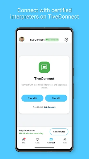 ดาวน์โหลด Tive ล่าสุด – แอปวิดีโอแชทและล่ามภาษามือสำหรับผู้พิการทางการได้ยิน - Screenshot 3