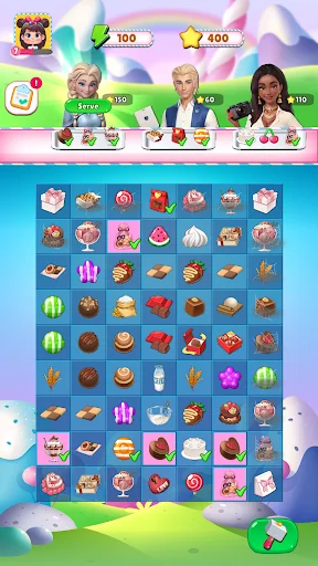 ดาวน์โหลด Sweet Merge Land เวอร์ชันล่าสุด – เกมผจญภัยไขปริศนาขนมหวานฟรี - Screenshot 2