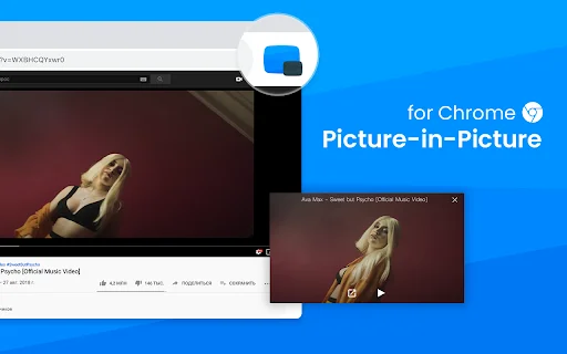 ดาวน์โหลด Picture in Picture Player – ดูวิดีโอแบบลอยฟรีบน Chrome - Screenshot 1