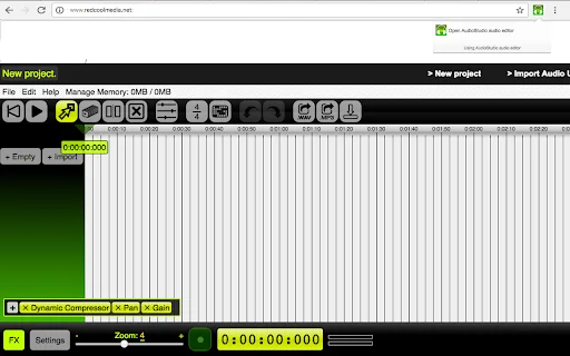 ดาวน์โหลด AudioStudio โปรแกรมตัดต่อเสียงออนไลน์ ใช้งานง่าย ฟรี - Screenshot 3