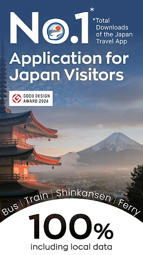 Japan Travel by NAVITIME – วางแผนเที่ยวญี่ปุ่น ค้นหาเส้นทางรถไฟ JR Pass - Screenshot 1