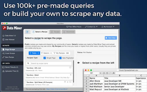 Data Scraper – Easy Web Scraping ดาวน์โหลดฟรี – เครื่องมือดึงข้อมูลเว็บ - Screenshot 2