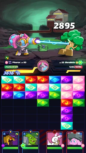 ดาวน์โหลด Mana Monsters เกมพัซเซิล RPG สุดมันส์ – เล่นฟรีวันนี้ - Screenshot 1