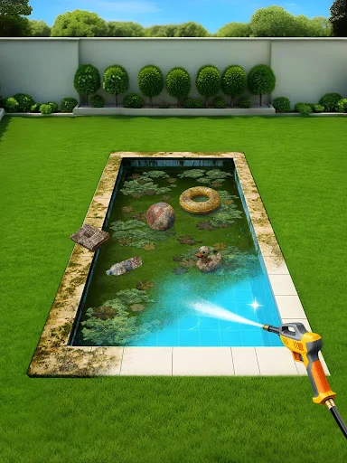 ดาวน์โหลด Lawn Care ASMR Cleaning ล่าสุด – เกมทำความสะอาดสนามหญ้าฟรี - Screenshot 14