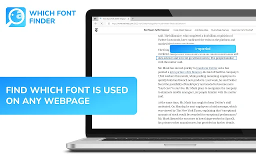 ดาวน์โหลด Which Font Finder ล่าสุด – ค้นหาฟอนต์บนเว็บไซต์ได้ฟรี - Screenshot 1