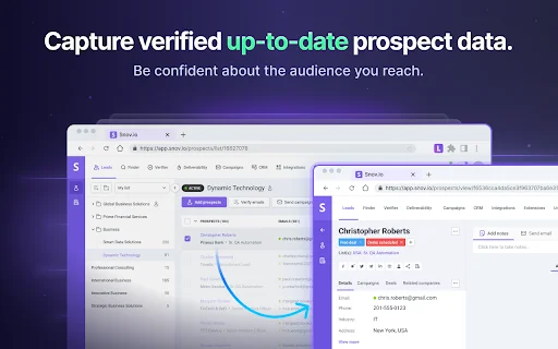 LI Prospect Finder: ค้นหาอีเมลจาก LinkedIn ฟรี – ส่วนขยาย Chrome - Screenshot 4