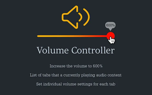 ดาวน์โหลด Volume Controller – ปรับเสียงแยกแท็บและบูสต์เสียงให้ดังขึ้นสูงสุด 600% - Screenshot 3