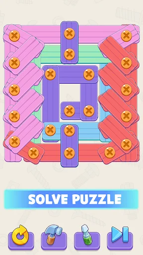 ดาวน์โหลด Screw It Out: Wood Puzzle เวอร์ชันล่าสุด – เกมไขปริศนาสุดสนุก - Screenshot 3