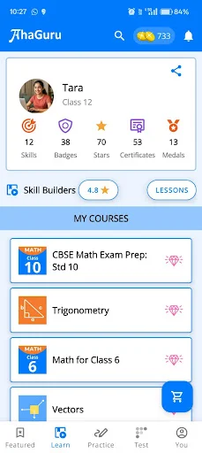 ดาวน์โหลด AhaGuru Courses ล่าสุด – เรียนฟิสิกส์และคณิตศาสตร์ให้สนุก ฟรี - Screenshot 1
