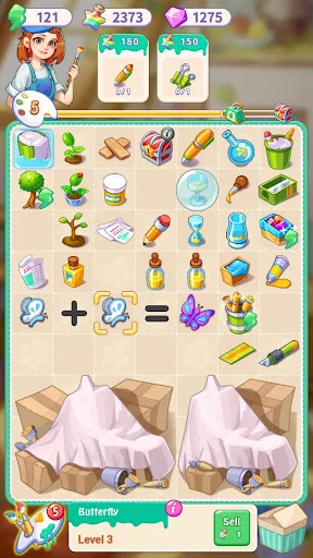 ดาวน์โหลด Merge Artist ล่าสุด – เกมรวมไอเทมสุดสนุก เล่นฟรีบนมือถือ - Screenshot 4