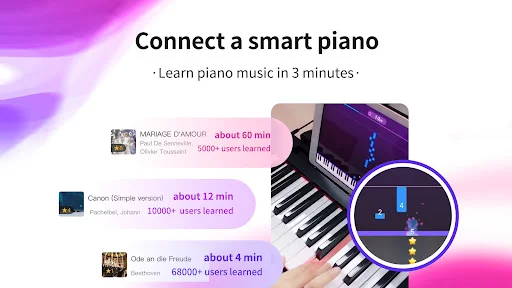 ดาวน์โหลด POP Piano ล่าสุด – ฝึกเล่นเปียโนง่ายๆ ที่บ้านได้ฟรี - Screenshot 12