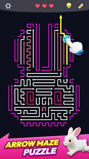 ดาวน์โหลด Arrow Maze Puzzle ล่าสุด – เกมฝึกสมอง แก้ปริศนาลูกศรฟรี - Screenshot 2