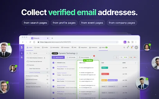 LI Prospect Finder: ค้นหาอีเมลจาก LinkedIn ฟรี – ส่วนขยาย Chrome - Screenshot 5