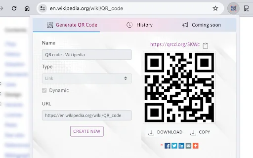 ดาวน์โหลด QR Code Generator & Reader ฟรี – สร้างและสแกน QR Code ง่ายๆ - Screenshot 2
