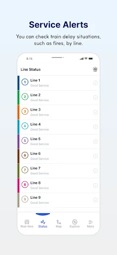 ดาวน์โหลด Seoul Subway – Official แอปนำทางรถไฟใต้ดินโซลล่าสุด - Screenshot 5