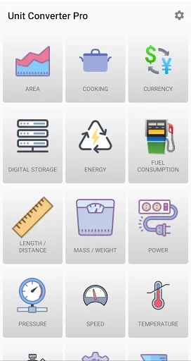 ดาวน์โหลด Unit Converter Pro ล่าสุด – แอปแปลงหน่วยครบวงจรฟรี - Screenshot 4