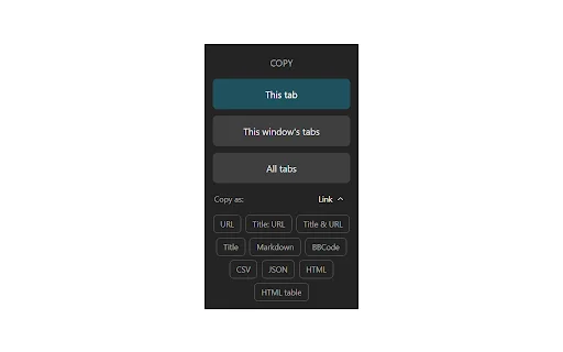 Tab Copy ดาวน์โหลดเวอร์ชันล่าสุด – คัดลอกลิงก์แท็บได้ง่ายๆ ฟรี - Screenshot 2