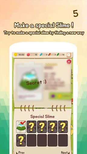 ดาวน์โหลด Slime Evolution ล่าสุด – เลี้ยงสไลม์สุดน่ารักฟรีบนมือถือ - Screenshot 5