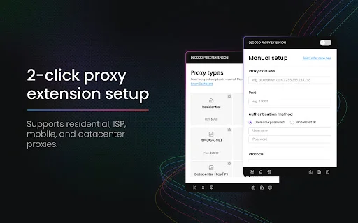 ดาวน์โหลดส่วนขยาย Decodo (Smartproxy) – ใช้งาน Proxy ง่ายในเบราว์เซอร์ - Screenshot 1
