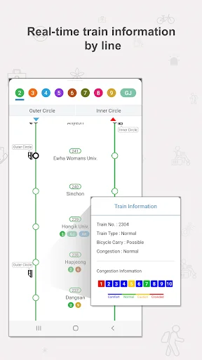 ดาวน์โหลด Seoul Subway – Official แอปนำทางรถไฟใต้ดินโซลล่าสุด - Screenshot 10