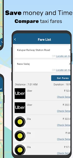 ดาวน์โหลด Cab Compare – Taxi Calculator ล่าสุด – คำนวณค่าโดยสารฟรี - Screenshot 5
