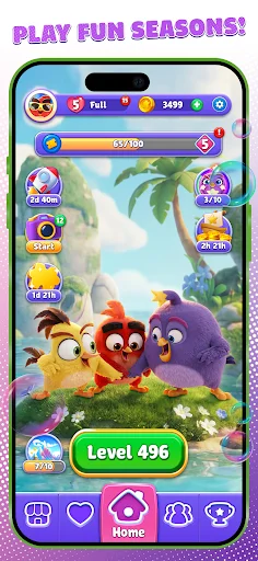 ดาวน์โหลด Angry Birds Dream Blast ล่าสุด – เกมไขปริศนาสุดสนุกฟรี - Screenshot 3