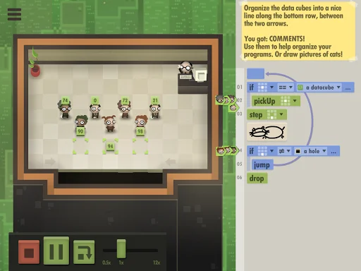 ดาวน์โหลด 7 Billion Humans สำหรับ Android – เกมฝึกเขียนโปรแกรมสุดท้าทาย - Screenshot 9