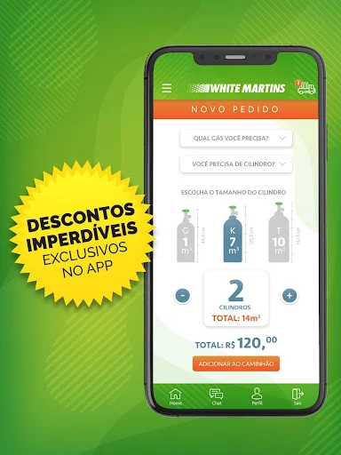 ดาวน์โหลด App White Martins ล่าสุด – จัดการบริการก๊าซคุณภาพฟรี - Screenshot 7