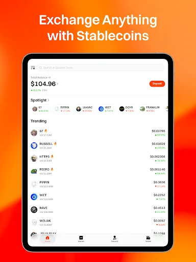 ดาวน์โหลด UXUY Wallet ล่าสุด – กระเป๋าเงินคริปโตไร้ค่าแก๊ส ปลอดภัยสูง - Screenshot 14