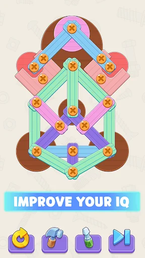 ดาวน์โหลด Screw It Out: Wood Puzzle เวอร์ชันล่าสุด – เกมไขปริศนาสุดสนุก - Screenshot 12