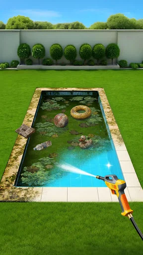 ดาวน์โหลด Lawn Care ASMR Cleaning ล่าสุด – เกมทำความสะอาดสนามหญ้าฟรี - Screenshot 2