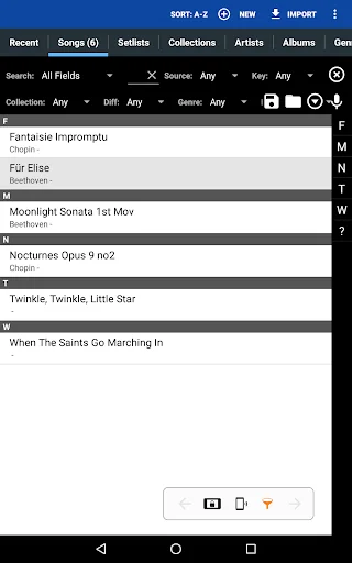ดาวน์โหลด MobileSheets Trial ล่าสุด – แอปจัดการโน้ตดนตรีมืออาชีพ - Screenshot 1